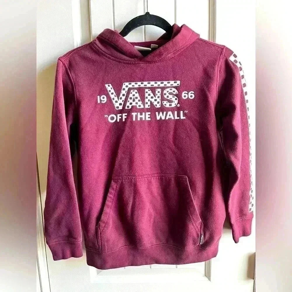 Vans Maroon Hoodie youth
